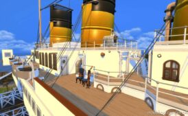 Sims 4 House Mod: RMS Titanic – NO CC (Image #9)