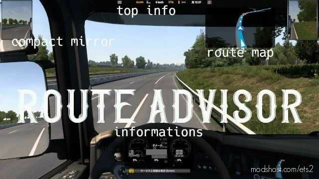 Route Advisor By Haineons V1.1 [1.43] for Euro Truck Simulator 2