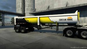 ATS Trailer Mod: Trailking Quarter Frame END Dump V1.1 Reworked 1.43 (Image #2)