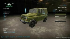 FS22 Car Mod: UAZ 469 (Image #5)