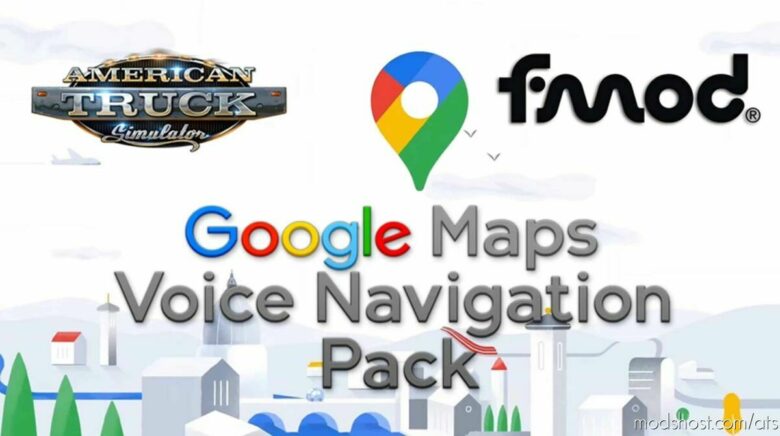 ATS Maps Voice Navigation Pack V2.3 for American Truck Simulator