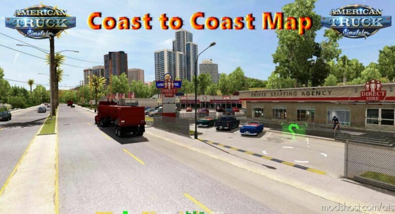 Coast To Coast Map V2.12.43.1 [1.43] for American Truck Simulator