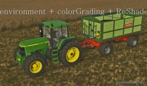 Environment + Colorgrading + Reshade for Farming Simulator 22