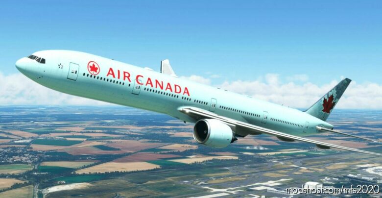 AIR Canada “2005 Livery” “ICE Blue” Captainsim 777-300ER for Microsoft Flight Simulator 2020