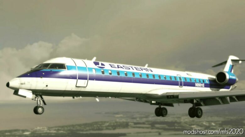 Aerosoft Bombardier CRJ-700 Eastern AIR Lines White Top [Fictional] for Microsoft Flight Simulator 2020