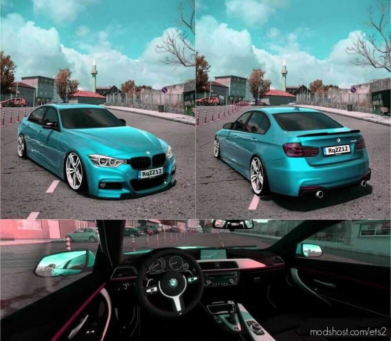 BMW 320I F30 Real M Packet [1.43] for Euro Truck Simulator 2