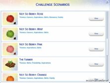 NOT SO Berry Challenge Scenarios for The Sims 4