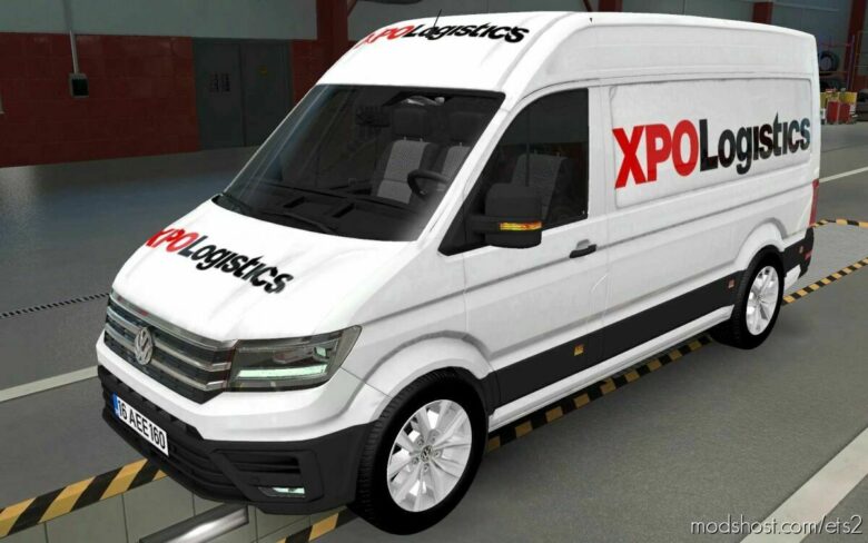 Skin Volkswagen Crafter And ATS XPO Logistics [1.43] for Euro Truck Simulator 2