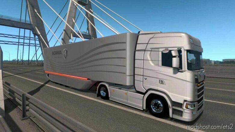 Mercedes Aerodynamic Trailer V1.2.6 [1.43] for Euro Truck Simulator 2