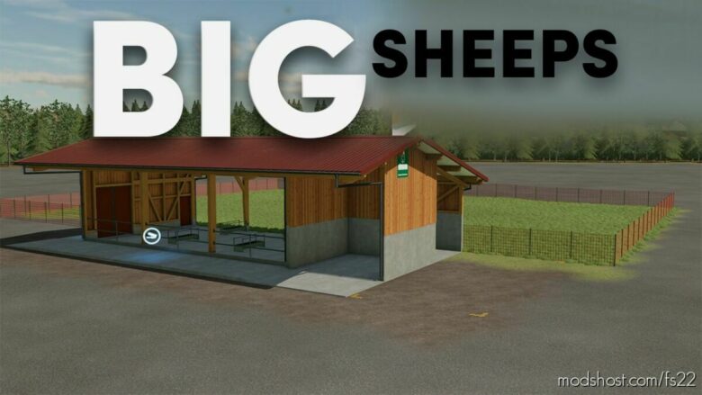 Large Sheep PEN for Farming Simulator 22