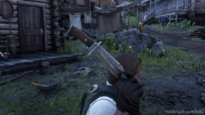 Throwable Wide Blade Knife for Red Dead Redemption 2