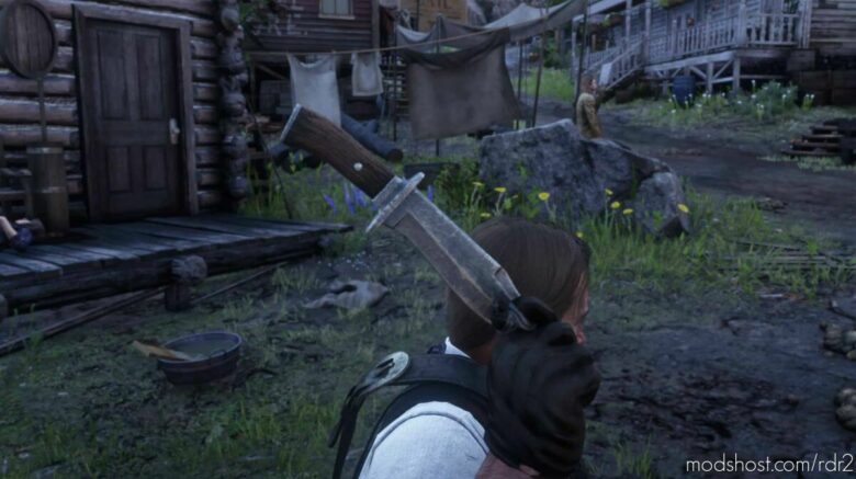Throwable Wide Blade Knife for Red Dead Redemption 2