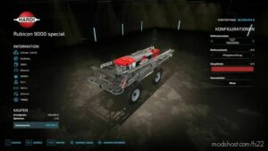 FS22 Sprayer Mod: Hardi Rubicon 9000 Special (Image #2)