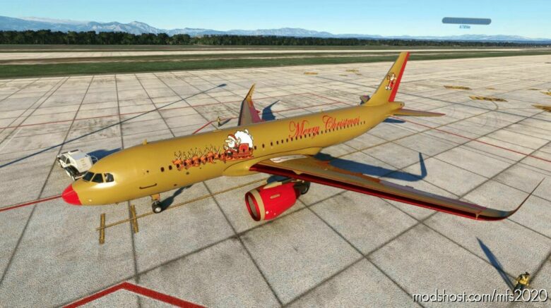 [A32NX] Flybywire A320Neo Christmas for Microsoft Flight Simulator 2020