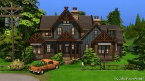 Sims 4 Mod: Rustic Familiar House – NO CC (Image #4)