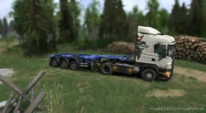 Semi-Trailer Container Chassis V16.12.21 for MudRunner