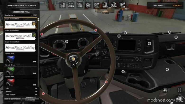 Scania Vabis Steering Wheel Pack V1.4 [1.43] for Euro Truck Simulator 2