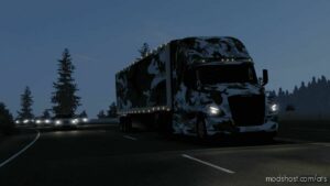 Freightliner Cascadia Camo for American Truck Simulator