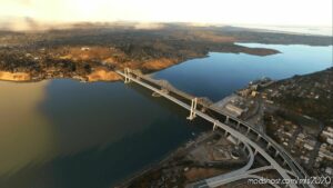 MSFS 2020 United States Scenery Mod: Carquinez Bridge, SAN Francisco BAY Area (Image #2)