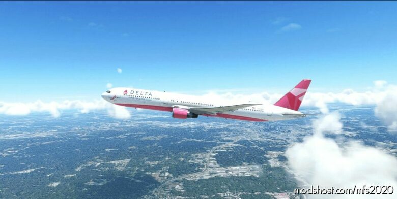 Captainsim 767-400 – Delta Airlines (N845MH) for Microsoft Flight Simulator 2020