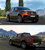 ETS2 Mercedes-Benz Car Mod: Mercedes - Benz Xclass 1.43 (Featured)