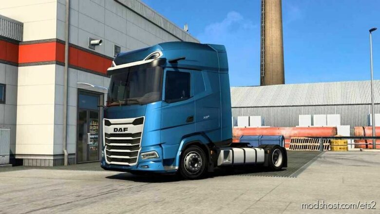 LOW Deck Chassis Addon For DAF Xg/Xg+ V1.1 [1.43] for Euro Truck Simulator 2