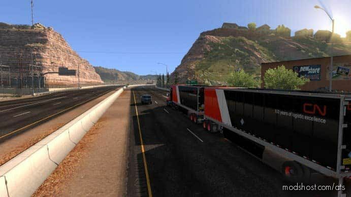 Ownable Canadian National Railway Trailer Pack (Final) for American Truck Simulator