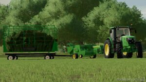 FS22 John Deere Trailer Mod: 348 Square Baler (Image #2)