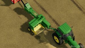 FS22 John Deere Trailer Mod: 348 Square Baler (Image #4)