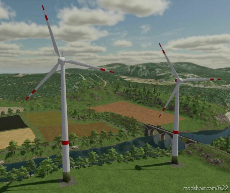 Enercon EP2 Windturbines for Farming Simulator 22