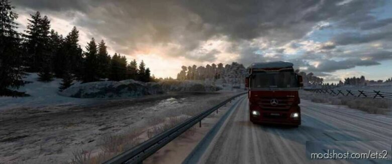 Winter Mod V1.6 Beta [1.43] for Euro Truck Simulator 2
