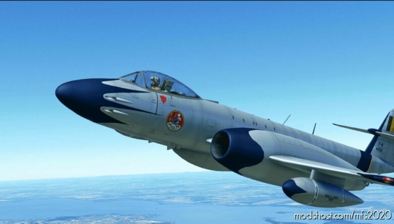 Gloster Meteor Mk.8 Fab-4452 for Microsoft Flight Simulator 2020