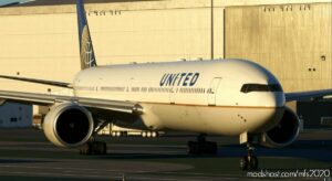 MSFS 2020 777-300ER Mod: United Continental Livery (Image #3)