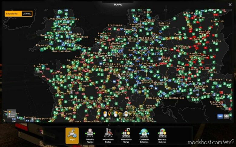 Ultra Zoom Map [1.43] for Euro Truck Simulator 2