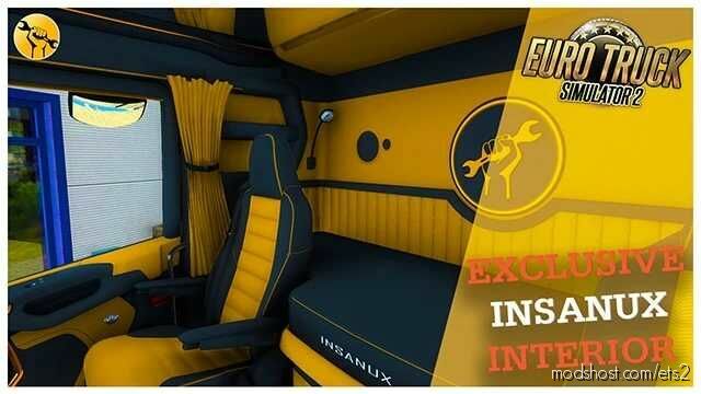 Scania NG Insanux Interior EU V1.0.3 [1.43] for Euro Truck Simulator 2