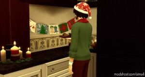 Sims 4 Mod: Christmas Pack 2021 – 4 NEW Custom Recipes (Image #7)