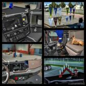 NEW Interior Addon By Wooli V1.4.2 [1.43] for Euro Truck Simulator 2