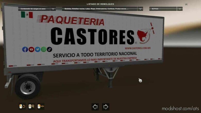 Pack Of Skins, Loads That Circulate In Mexico. for American Truck Simulator