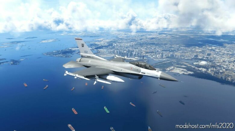 F-16 Republic Of Singapore AIR Force 140 Squadron #612 for Microsoft Flight Simulator 2020