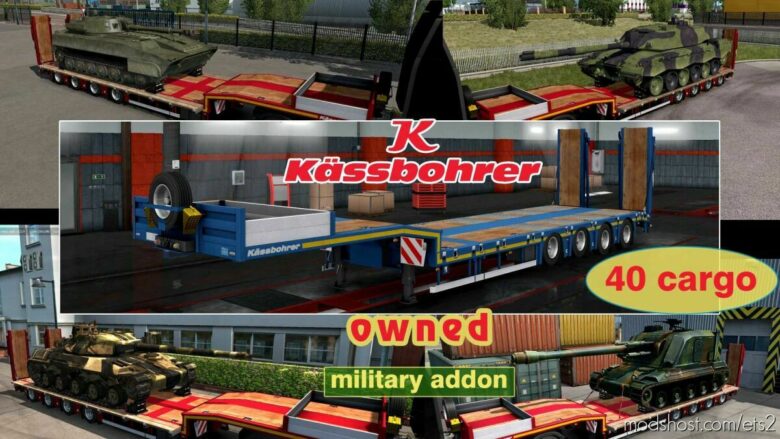 Military Addon For Ownable Trailer Kassbohrer LB4E V1.1.8 for Euro Truck Simulator 2