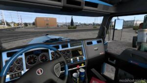 Blue Interior For KW W900 for American Truck Simulator