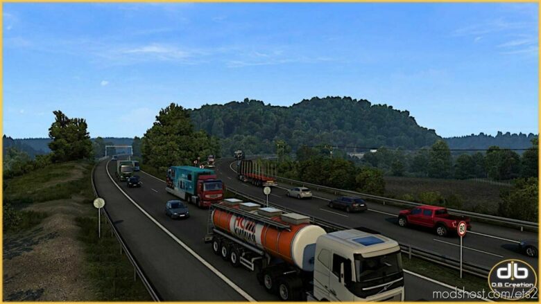 AI Traffic Mod V1.43 for Euro Truck Simulator 2