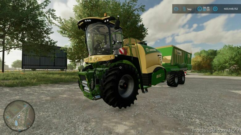 Krone Bigx 1180 Gargo for Farming Simulator 22