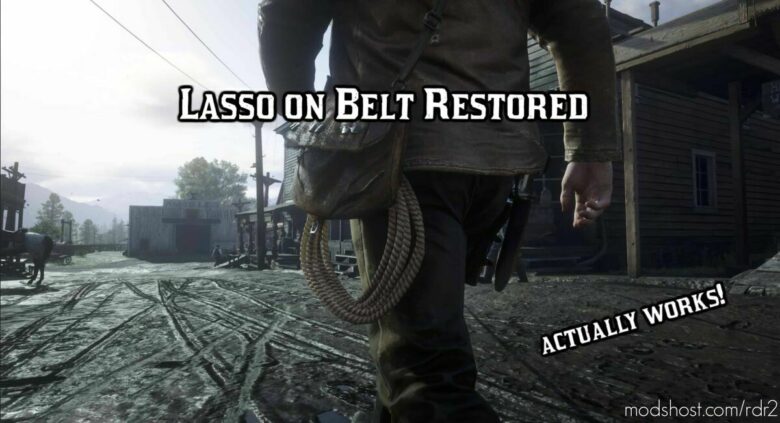 Lasso ON Belt Restored for Red Dead Redemption 2
