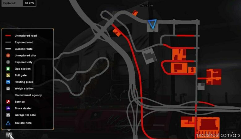 Discovery Map Helper For ATS for American Truck Simulator