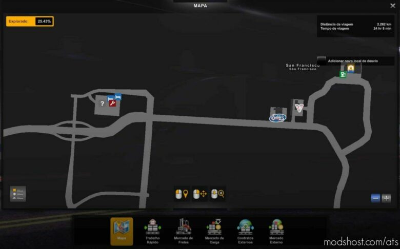 Ultra Zoom Map By Rodonitcho Mods 1.0 [1.43] for American Truck Simulator