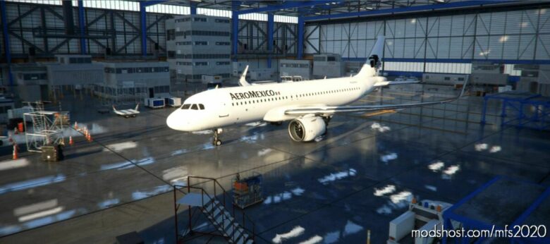 [A32NX] Aeromexico Black And White for Microsoft Flight Simulator 2020