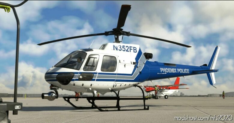 Phoenix Police | N352FB | Rotorsimpilot H125 | 8K Resolution for Microsoft Flight Simulator 2020