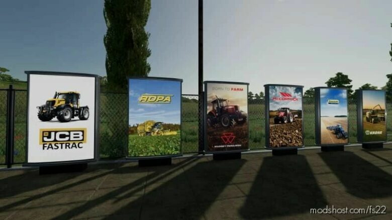 Billboard Signs Pack for Farming Simulator 22