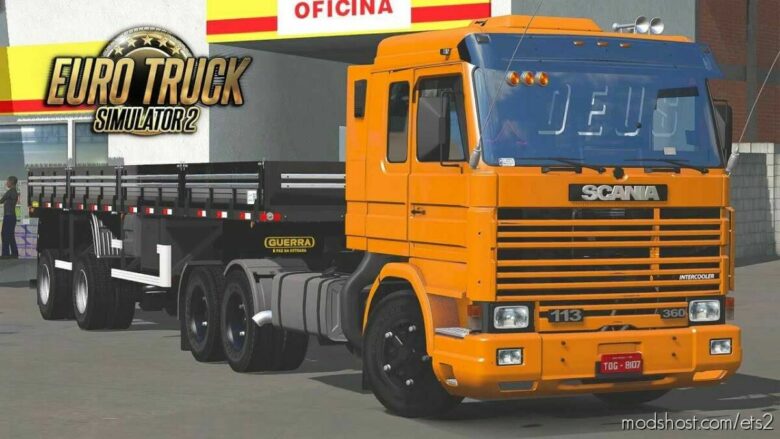 Scania 113H Truck Mod With 2 Cabin – And ATS [1.43] for Euro Truck Simulator 2